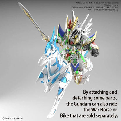 BANDAI - GUNDAM SDW HEROES KNIGHT STRIKE MODEL KIT 8 cm