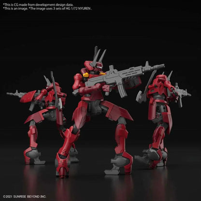 BANDAI HG NYUREN 1/72 MODEL KIT 10 cm