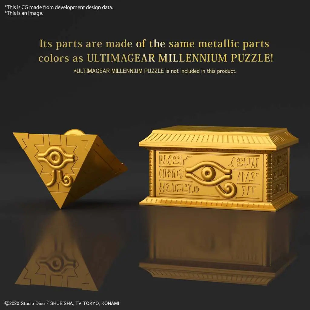 BANDAI YU-GI-OH SARCOPHAGUS MILLENN PUZZLE MODEL KIT -