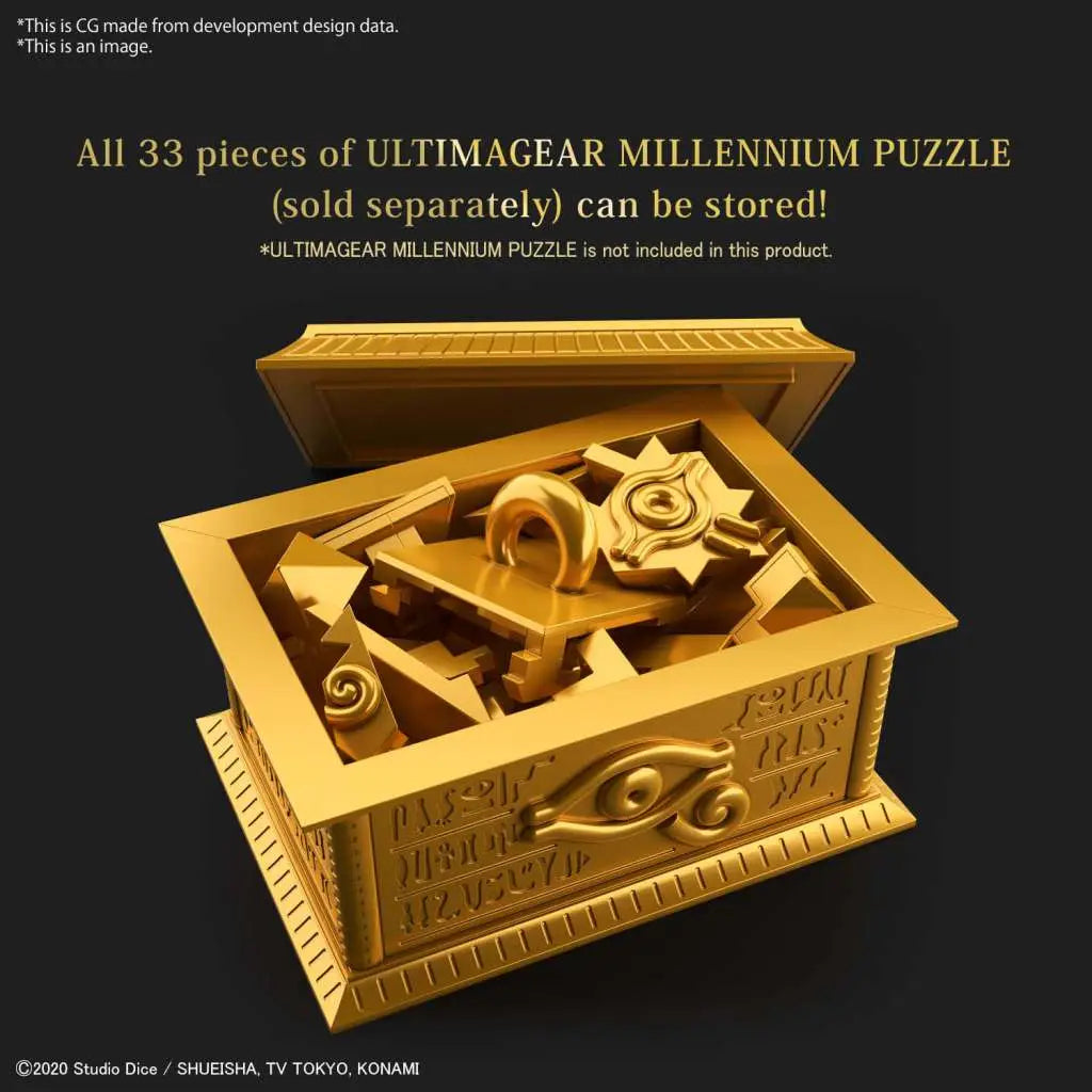 BANDAI YU-GI-OH SARCOPHAGUS MILLENN PUZZLE MODEL KIT -