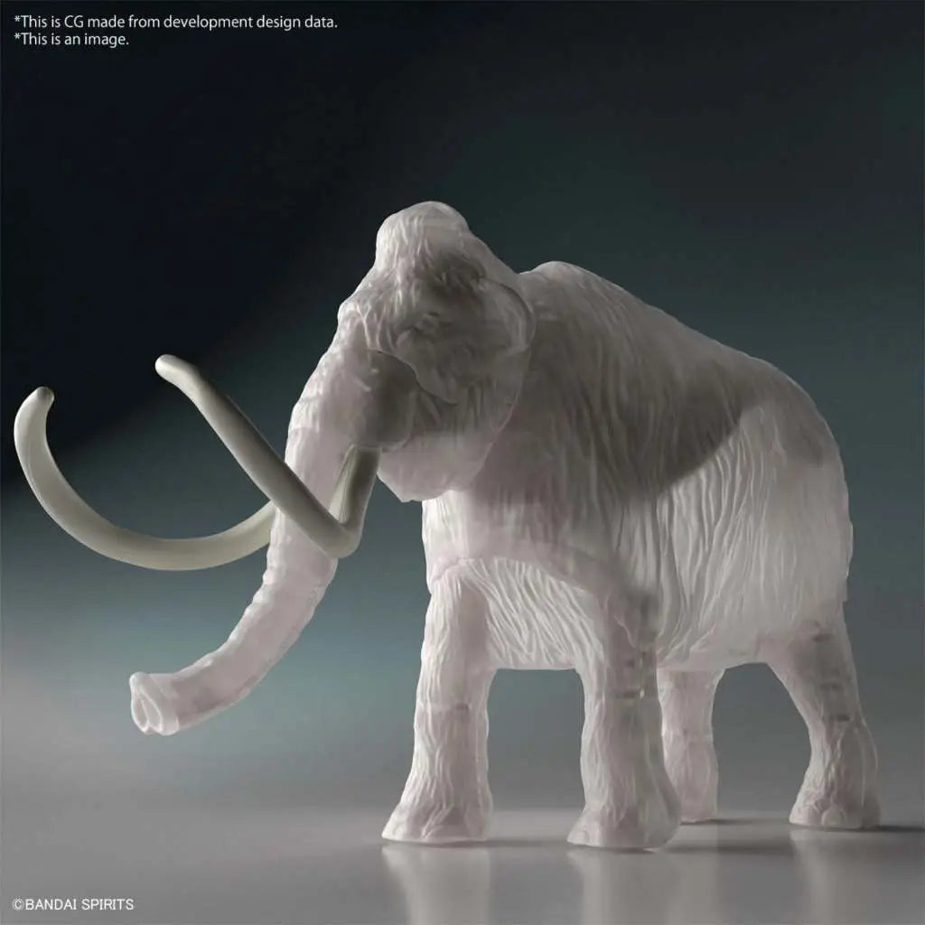 BANDAI EXPLORING LAB NATURE MAMMOTH MODEL KIT 10 cm