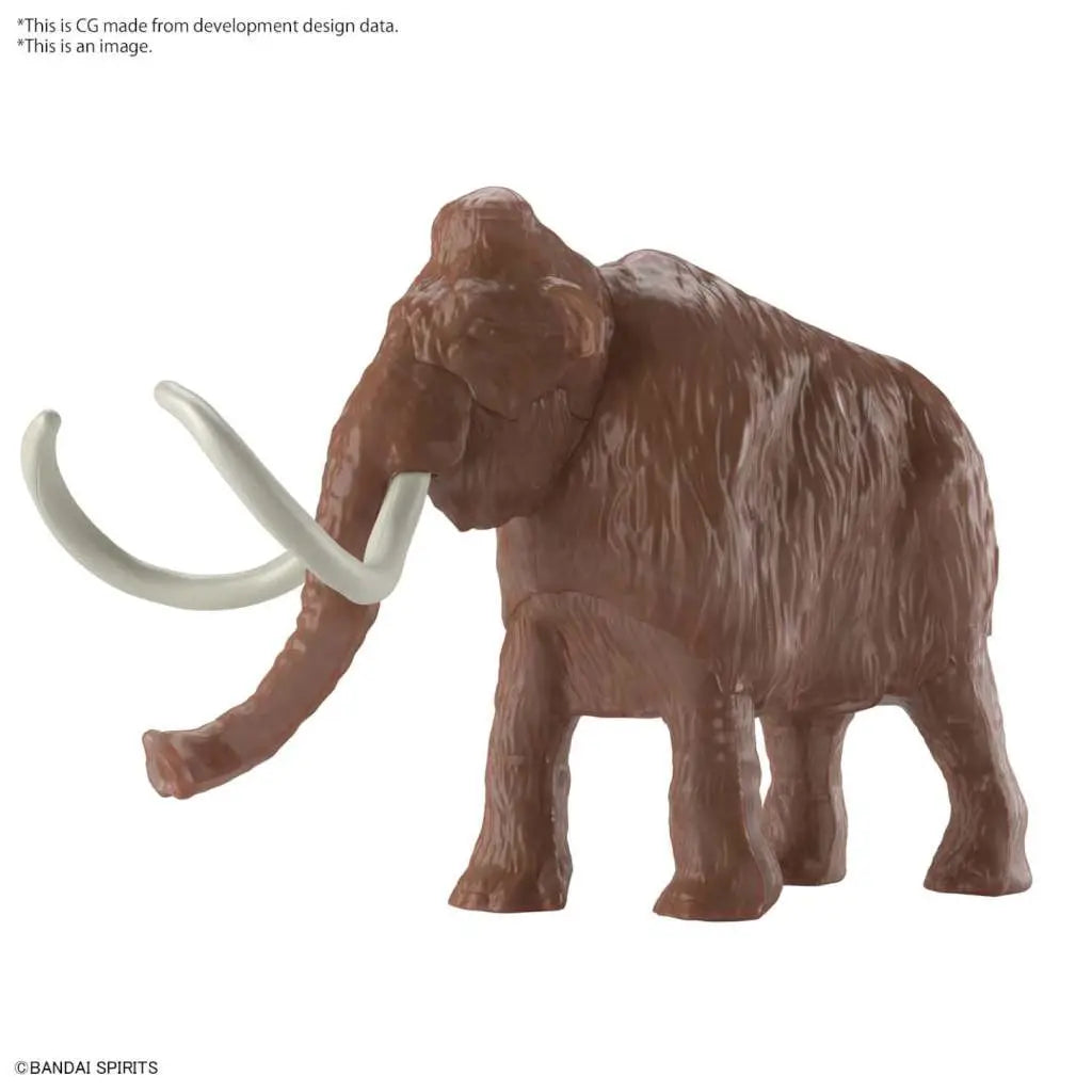 BANDAI EXPLORING LAB NATURE MAMMOTH MODEL KIT 10 cm