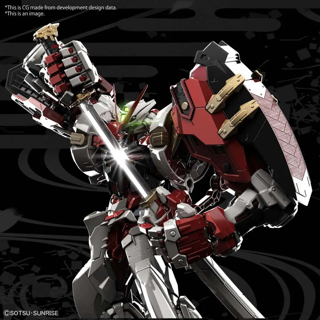 BANDAI RAY - GUNDAM MG AST RED FR POW HI RES 1/100 MODEL KIT 15 cm