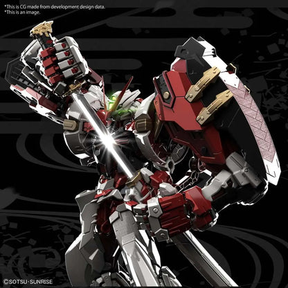 BANDAI RAY - GUNDAM MG AST RED FR POW HI RES 1/100 MODEL KIT 15 cm