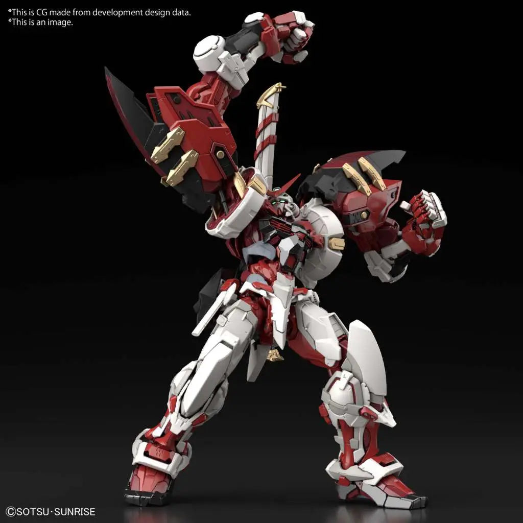 BANDAI RAY - GUNDAM MG AST RED FR POW HI RES 1/100 MODEL KIT 15 cm