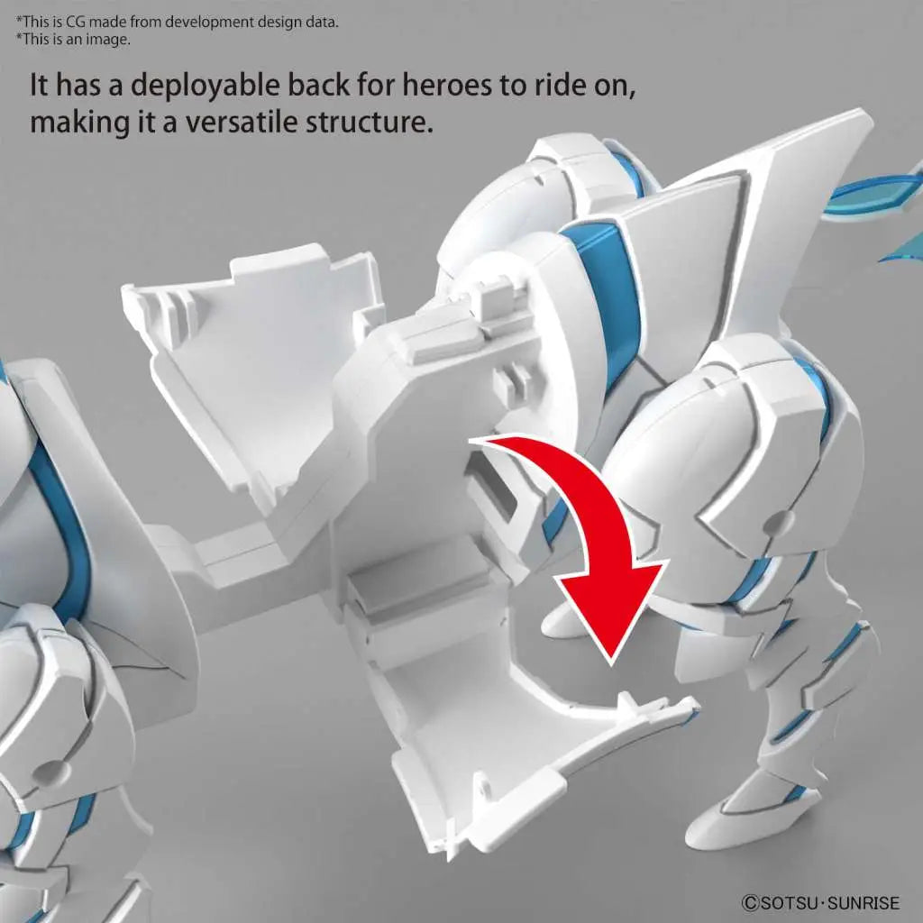BANDAI SDW HEROES WAR HORSE KNIGHT WORLD VER MODEL KIT 8 cm