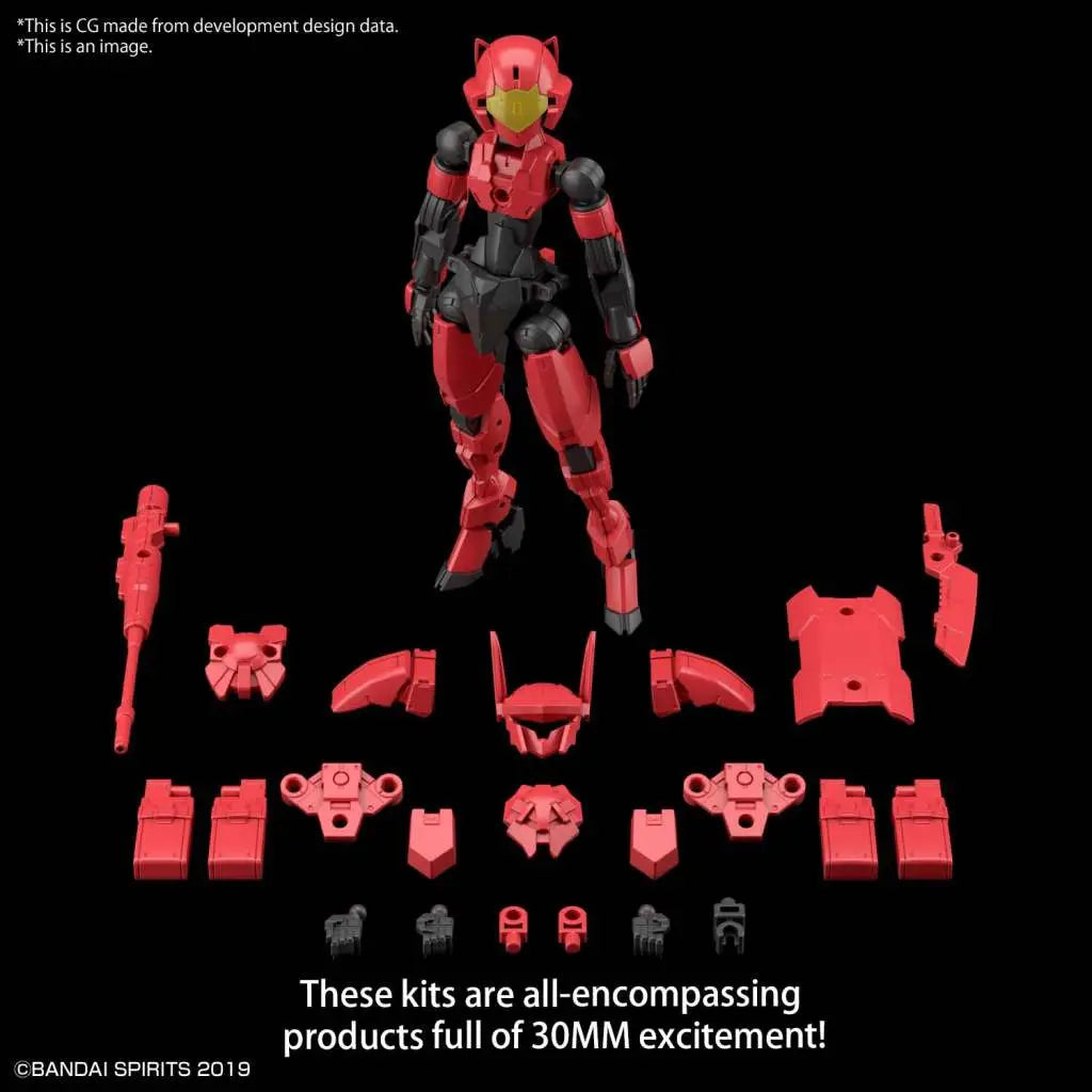 BANDAI 30MM EXM-E7C SPINATIA COMM TYPE 1/144 MODEL KIT 10 cm