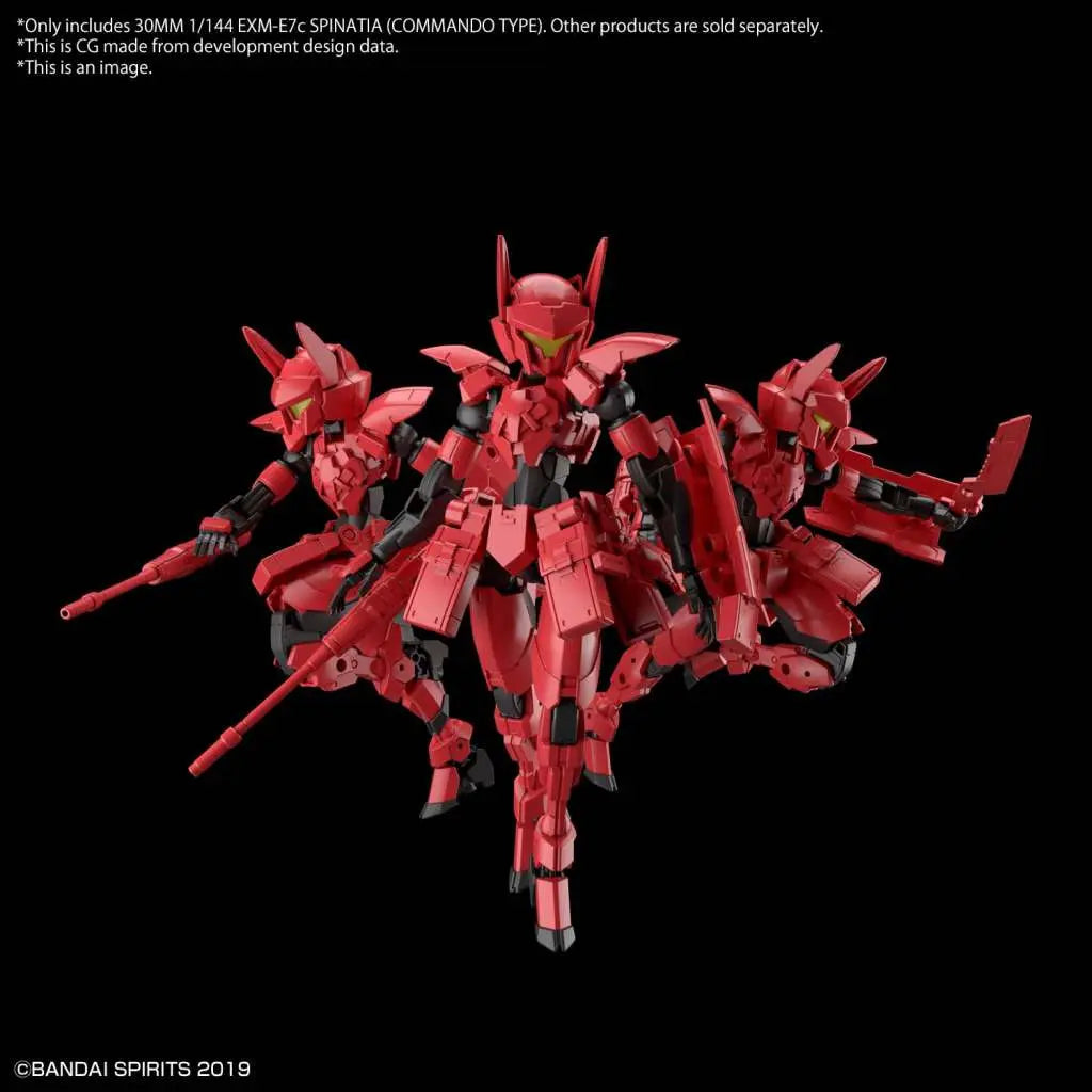 BANDAI 30MM EXM-E7C SPINATIA COMM TYPE 1/144 MODEL KIT 10 cm