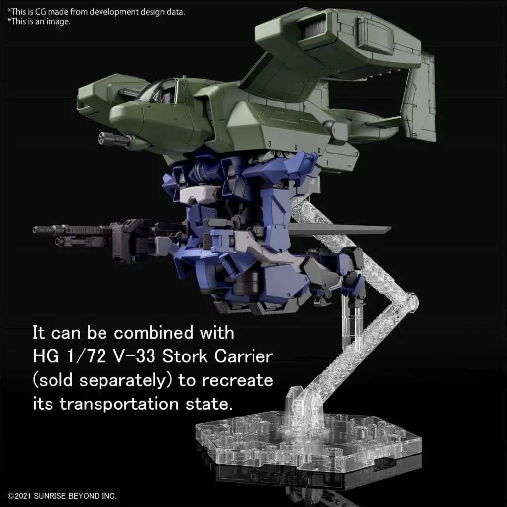 BANDAI HG BRADY HOUND BRAD EX 1/144 MODEL KIT 10 cm