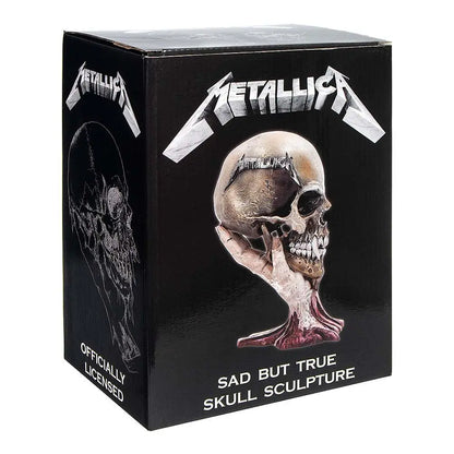 NEMESIS NOW METALLICA - SAD BUT TRUE SKULL STATUA