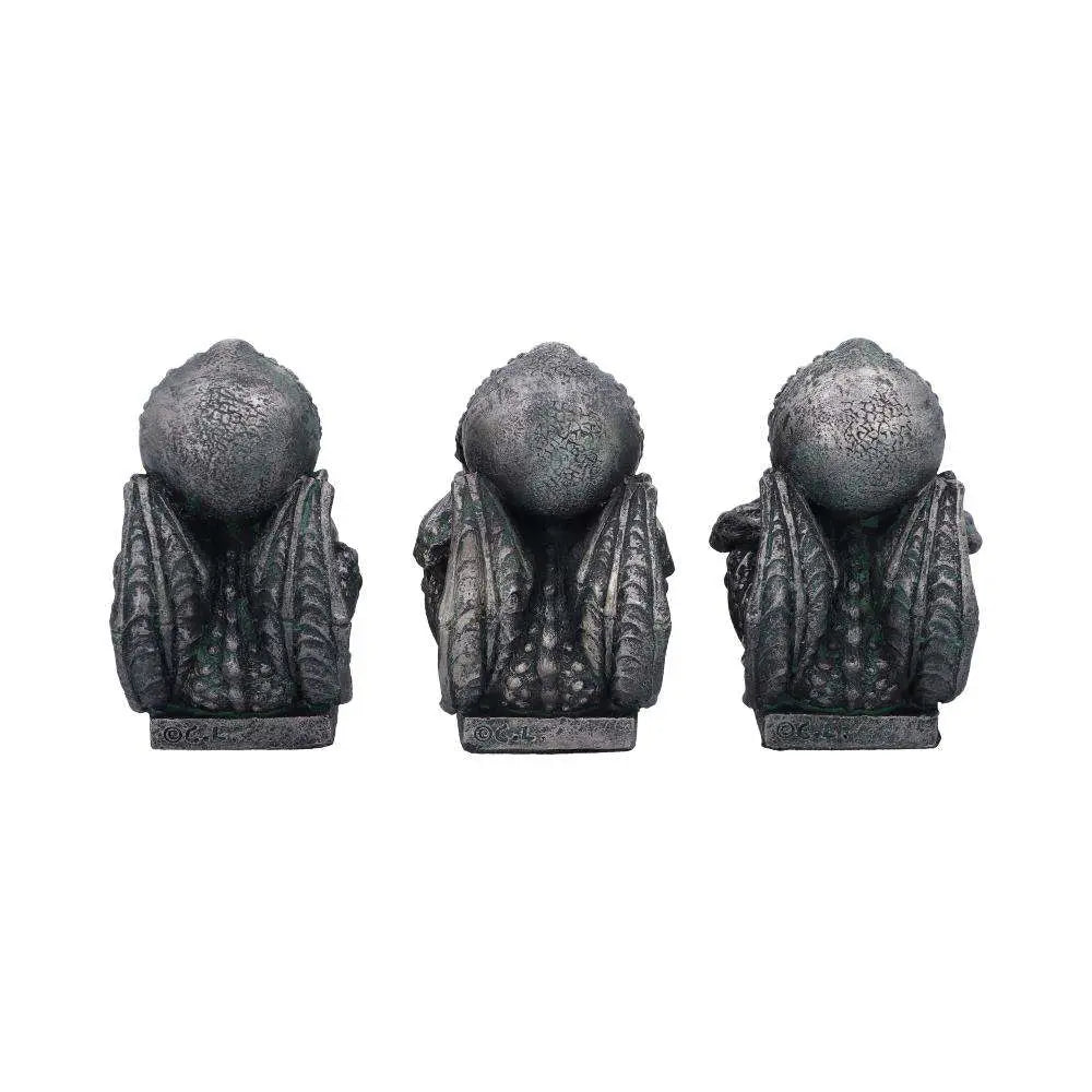 NEMESIS NOW THREE WISE CTHULHU STATUA