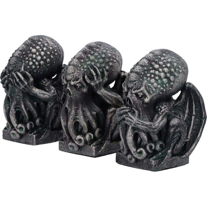 NEMESIS NOW THREE WISE CTHULHU STATUA