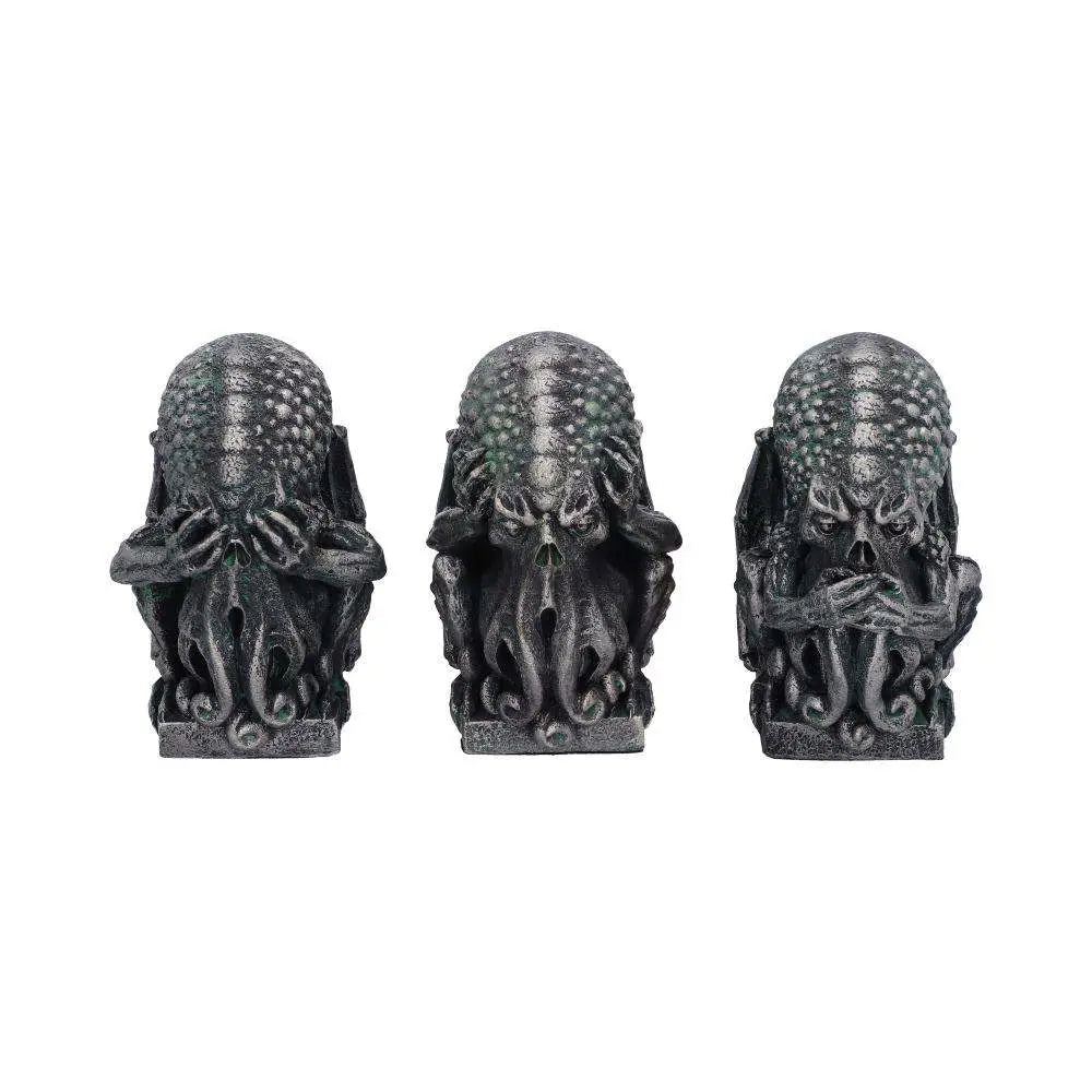 NEMESIS NOW THREE WISE CTHULHU STATUA