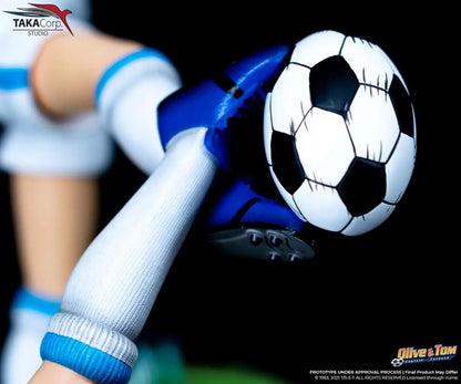 TAKA CORP CAPTAIN TSUBASA CLASSIC OLIVIER ATTON & BEN BECKER GOLDEN TWIN SHOT RESIN STATUA 30 cm