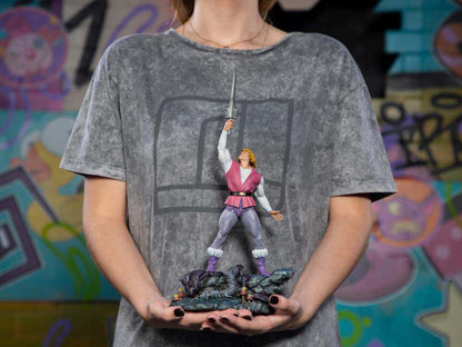 IRON STUDIOS MOTU PRINCE ADAM 1/10 STATUA 38 cm