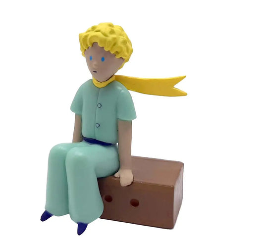 LITTLE PRINCE ON HIS BOX FIGURE