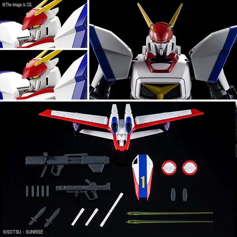 BANDAI HG DRAGONAR 1 PLUS LIFTER 1/144 MODEL KIT 12 cm