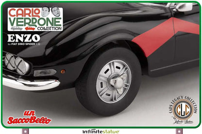 INFINITE STATUE - NEON GENESIS EVANGELION ENZO SU FIAT DINO SPIDER 1:18 RESIN CAR STATUA 20 cm