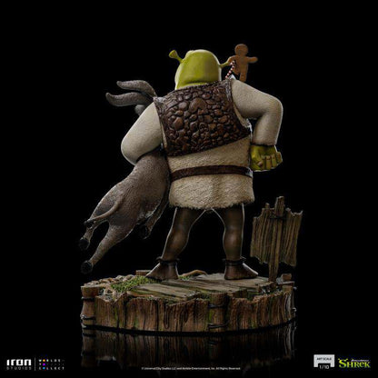 IRON STUDIOS SHREK + DONKEY 1/10 STATUA 26 cm