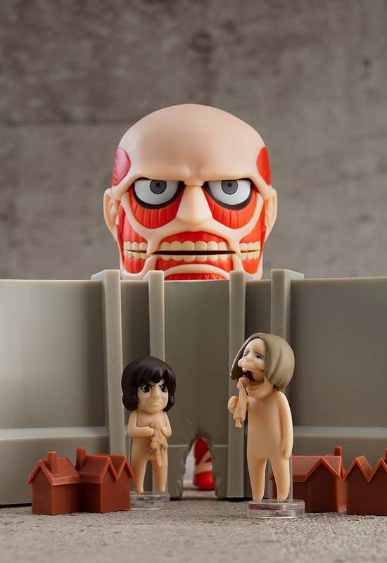 GOOD SMILE COMPANY NENDOROID AOT COLOSSAL TITAN RENEWAL SET MINI FIGURA 10 cm