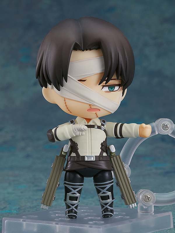GOOD SMILE COMPANY NENDOROID AOT LEVI ACKERMAN FINAL SEASON MINI FIGURA 10 cm