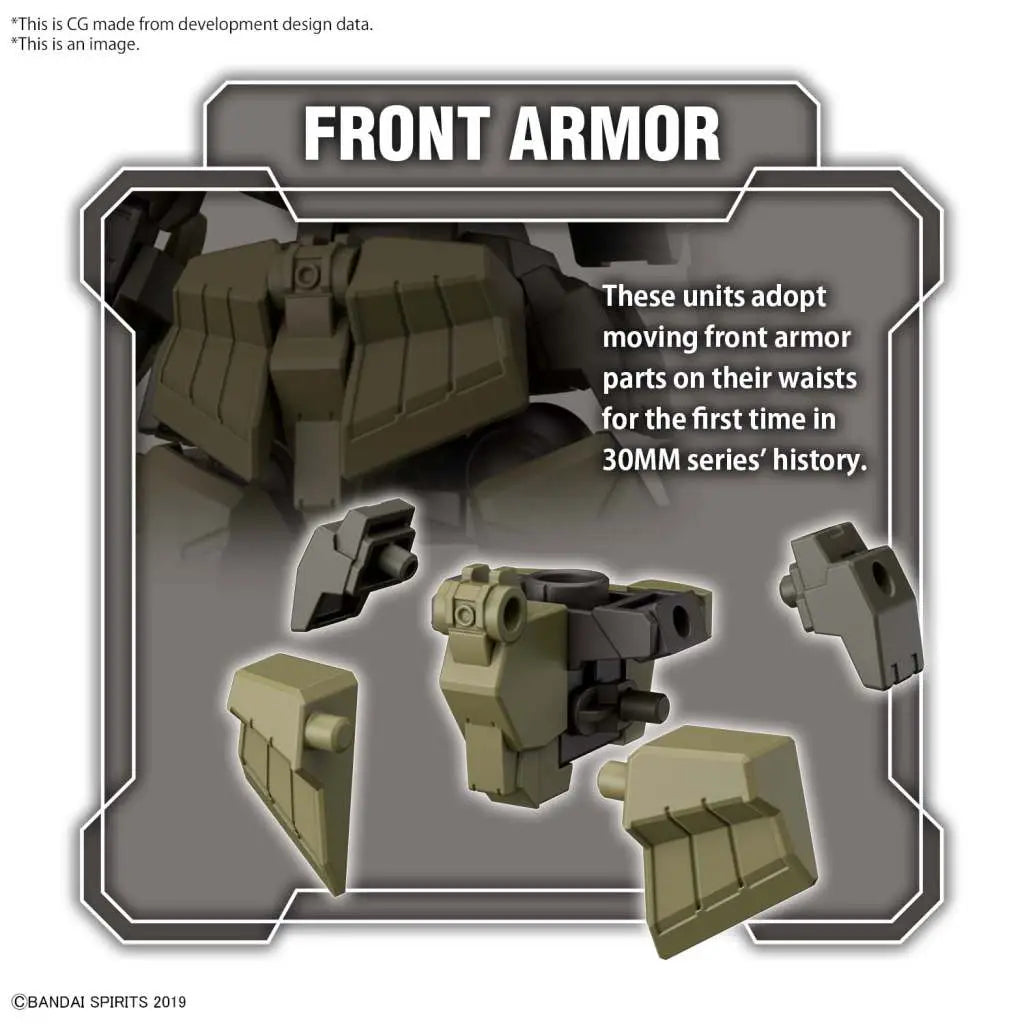 BANDAI 30MM BEXM-28 REVERNOVA GREEN 1/144 MODEL KIT 10 cm