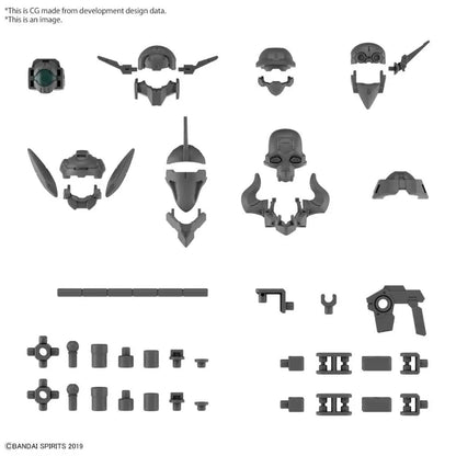 BANDAI OP PT SET 7 CUSTOM HEADS B 1/144 MODEL KIT 30MM