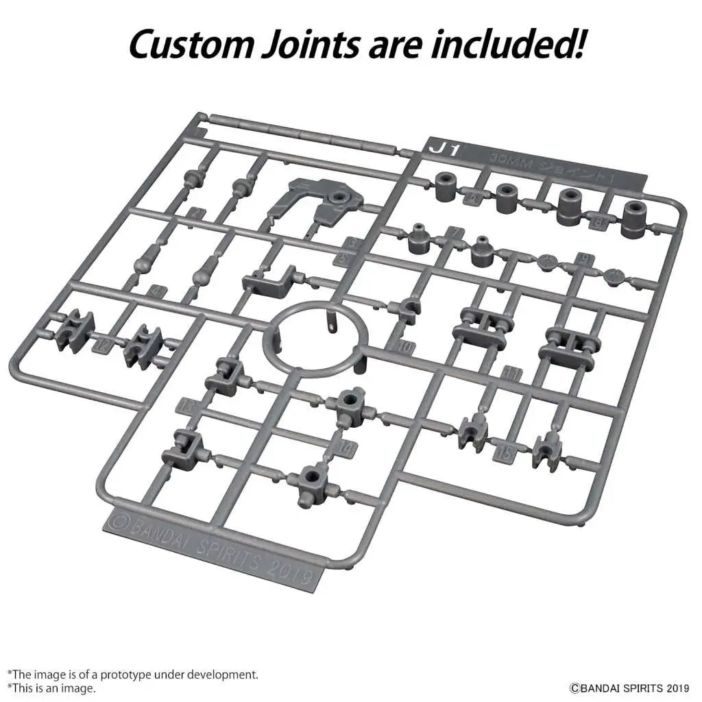 BANDAI OP PT SET 7 CUSTOM HEADS B 1/144 MODEL KIT 30MM