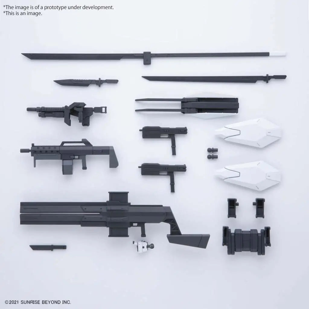BANDAI HG AMAIM WARRRIOR /T BORDER WEAPON SET MODEL KIT