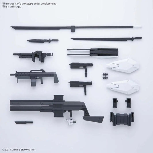 BANDAI HG AMAIM WARRRIOR /T BORDER WEAPON SET MODEL KIT