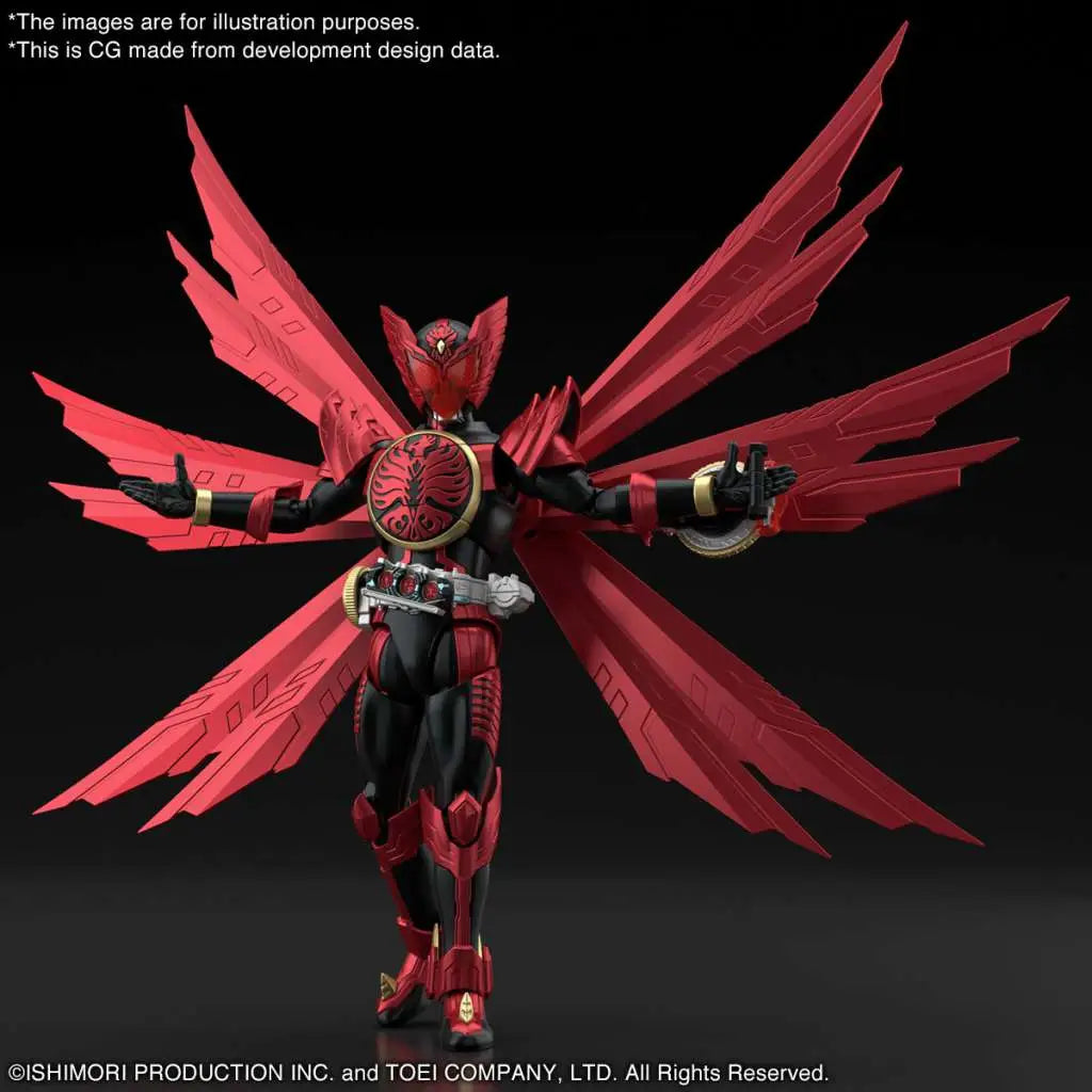 BANDAI RISE KAMEN RIDER OOO TAJADORU COM MODEL KIT 13 cm