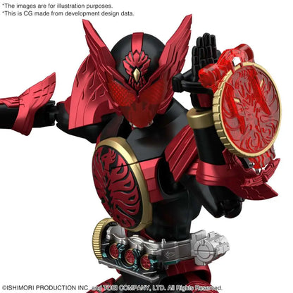 BANDAI RISE KAMEN RIDER OOO TAJADORU COM MODEL KIT 13 cm