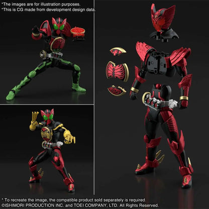 BANDAI RISE KAMEN RIDER OOO TAJADORU COM MODEL KIT 13 cm