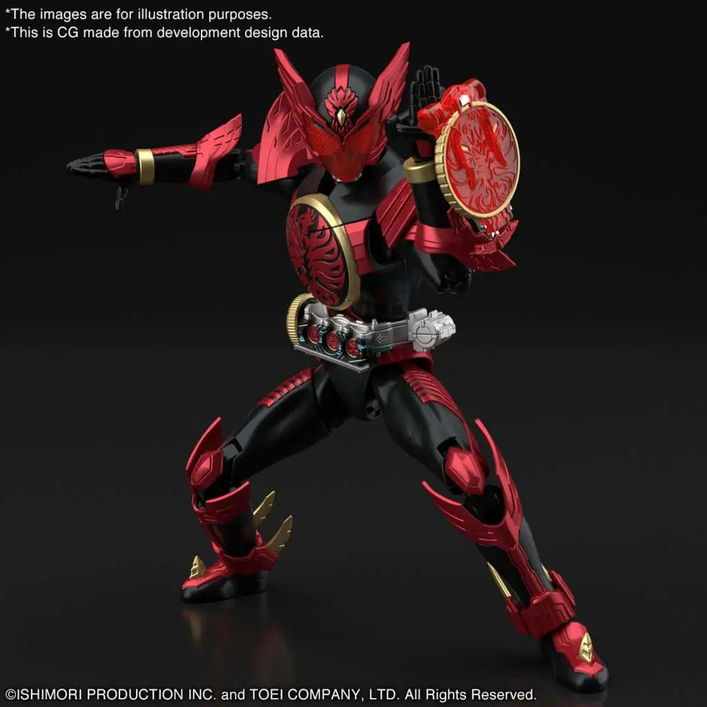 BANDAI RISE KAMEN RIDER OOO TAJADORU COM MODEL KIT 13 cm
