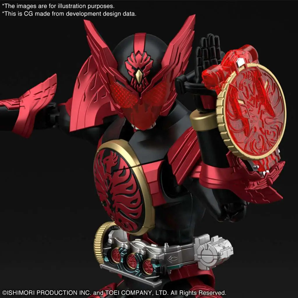 BANDAI RISE KAMEN RIDER OOO TAJADORU COM MODEL KIT 13 cm