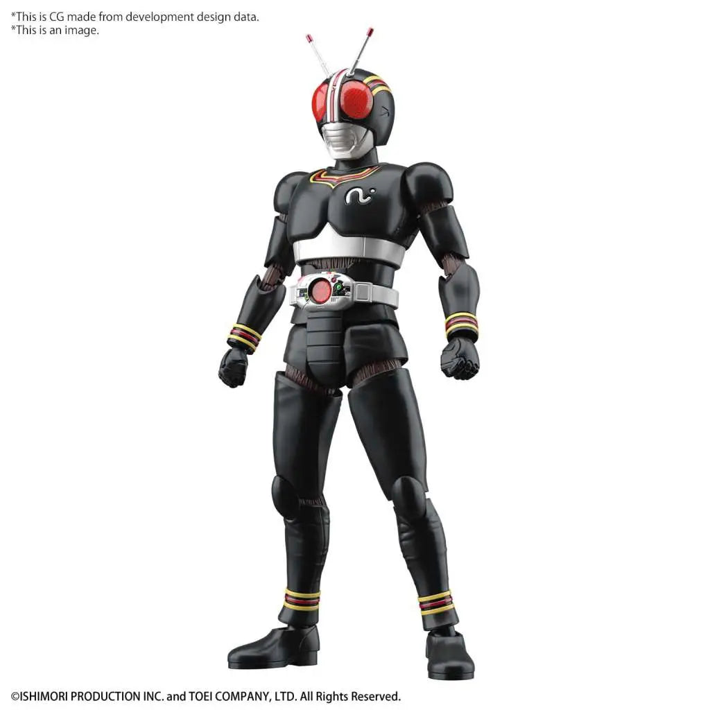 BANDAI RISE MASKED RIDER BLACK MODEL KIT 12 cm