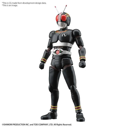 BANDAI RISE MASKED RIDER BLACK MODEL KIT 12 cm