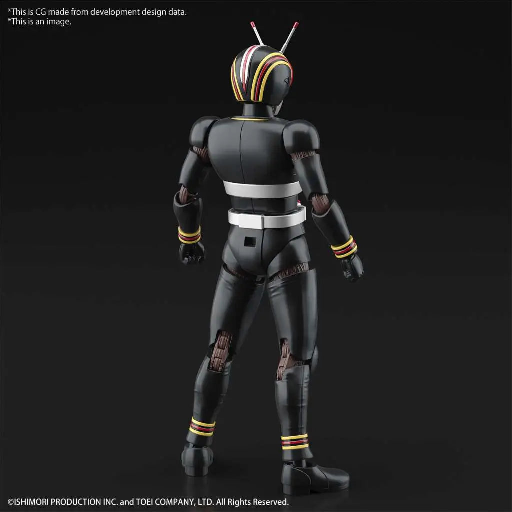 BANDAI RISE MASKED RIDER BLACK MODEL KIT 12 cm