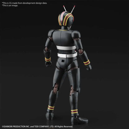 BANDAI RISE MASKED RIDER BLACK MODEL KIT 12 cm