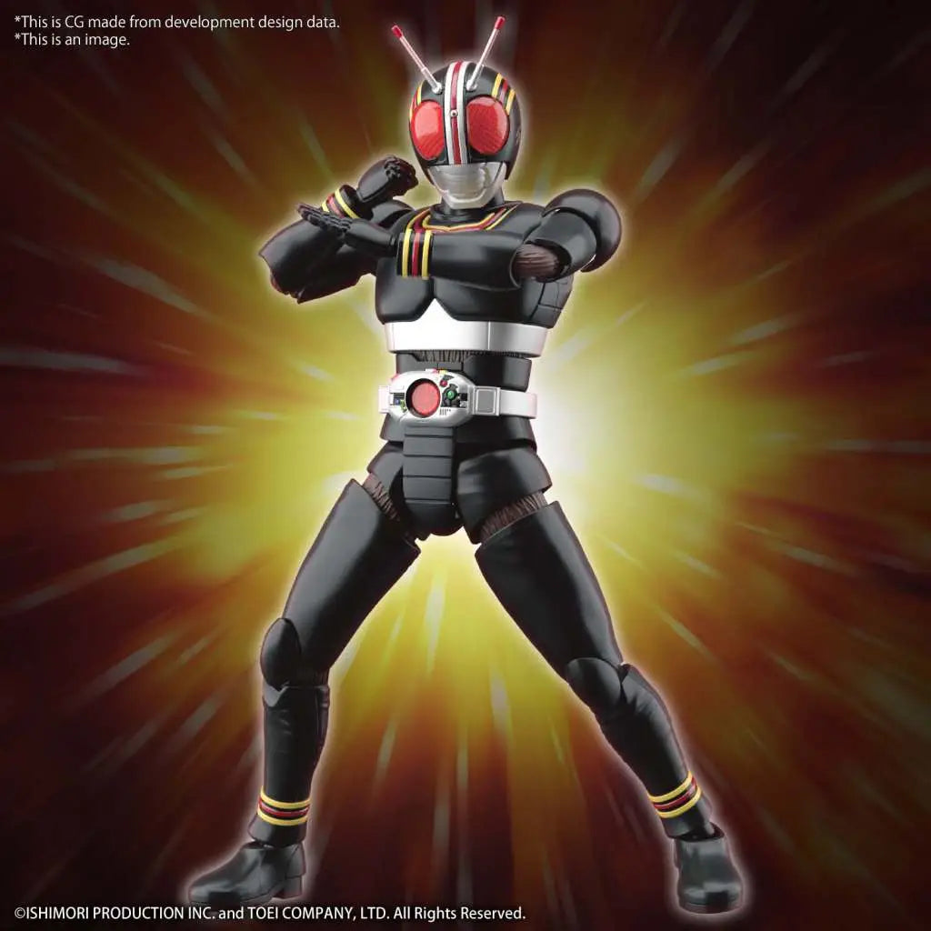 BANDAI RISE MASKED RIDER BLACK MODEL KIT 12 cm