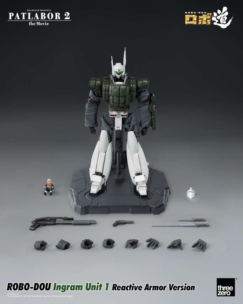 PATLABOR 2 MOVIE ROBODOU INGRAM U1 ARM V ACTION FIGURA THREEA TOYS/THREEZERO