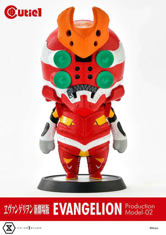 EVANGELION MINI FIGURE CUTIE1 EVA UNIT PRODUCTION MODEL 02 12 CM PRIME 1 STUDIOS