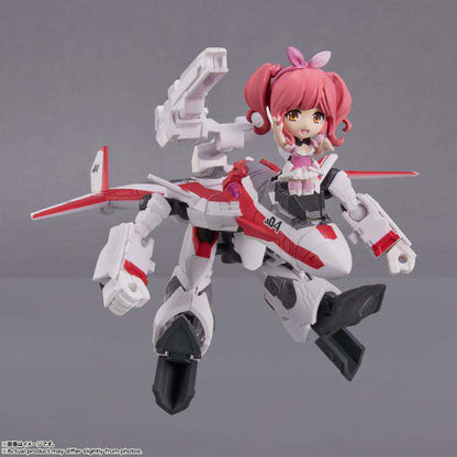 BANDAI MACROSS VF-31C SIEGFRIED MAKINA TINY SES ACTION FIGURE 10 cm