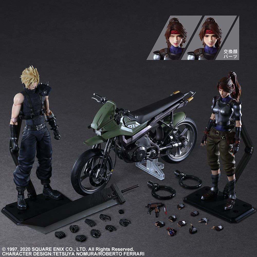 FF VII REMAKE CLOUD JESSIE & MOTOR PAK