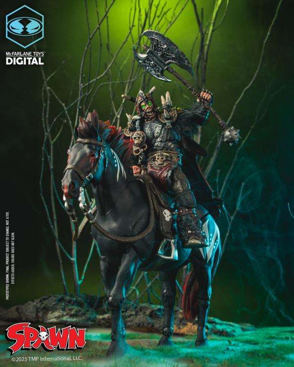 SPAWN BLOOD AXE W/HORSE 2-PK AF