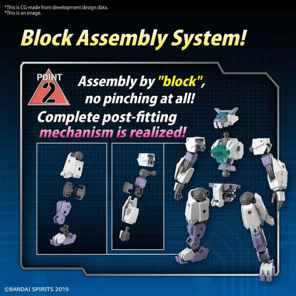 BANDAI 30MM EEXM-S01U FORESTIERI 01 1/144 MODEL KIT 10 cm
