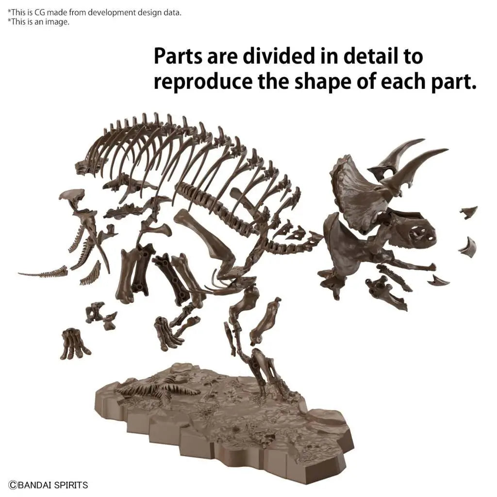 BANDAI IMAGINARY SKELETON TRICERATOPS 1/32 MODEL KIT 12 cm