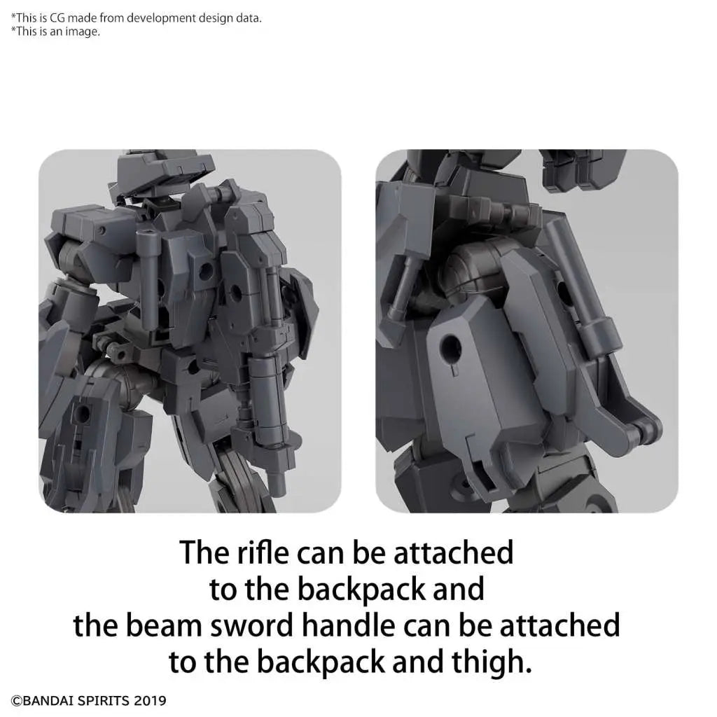 BANDAI 30MM EEXM-S02M FORESTIERI 02 1/144 MODEL KIT 10 cm