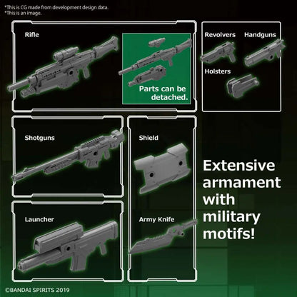 BANDAI 30MM CUSTOMIZE WEAPONS MILITARY WEAPON MODEL KIT -