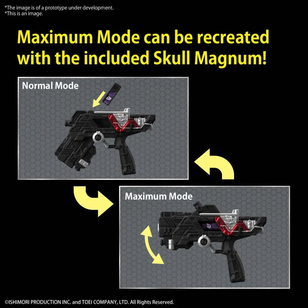 BANDAI RISE KAMEN RIDER SKULL MODEL KIT 12 cm